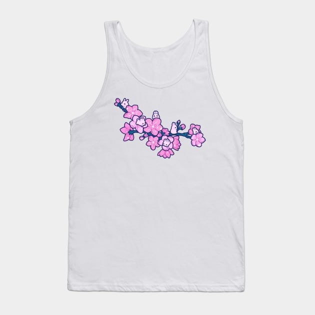 Sakura Bunnies Tank Top by veraphina